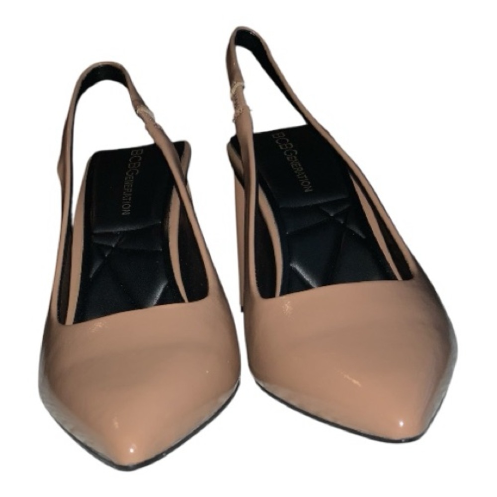 BCBGeneration Beige Slingback Heels - image 6